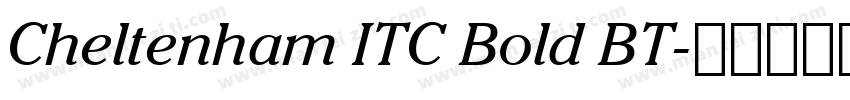 Cheltenham ITC Bold BT字体转换